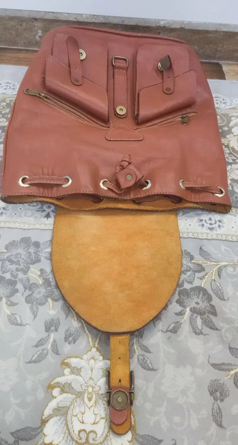 کیف کوله چرم نو نو|کیف، کفش، کمربند|الشتر, |دیوار