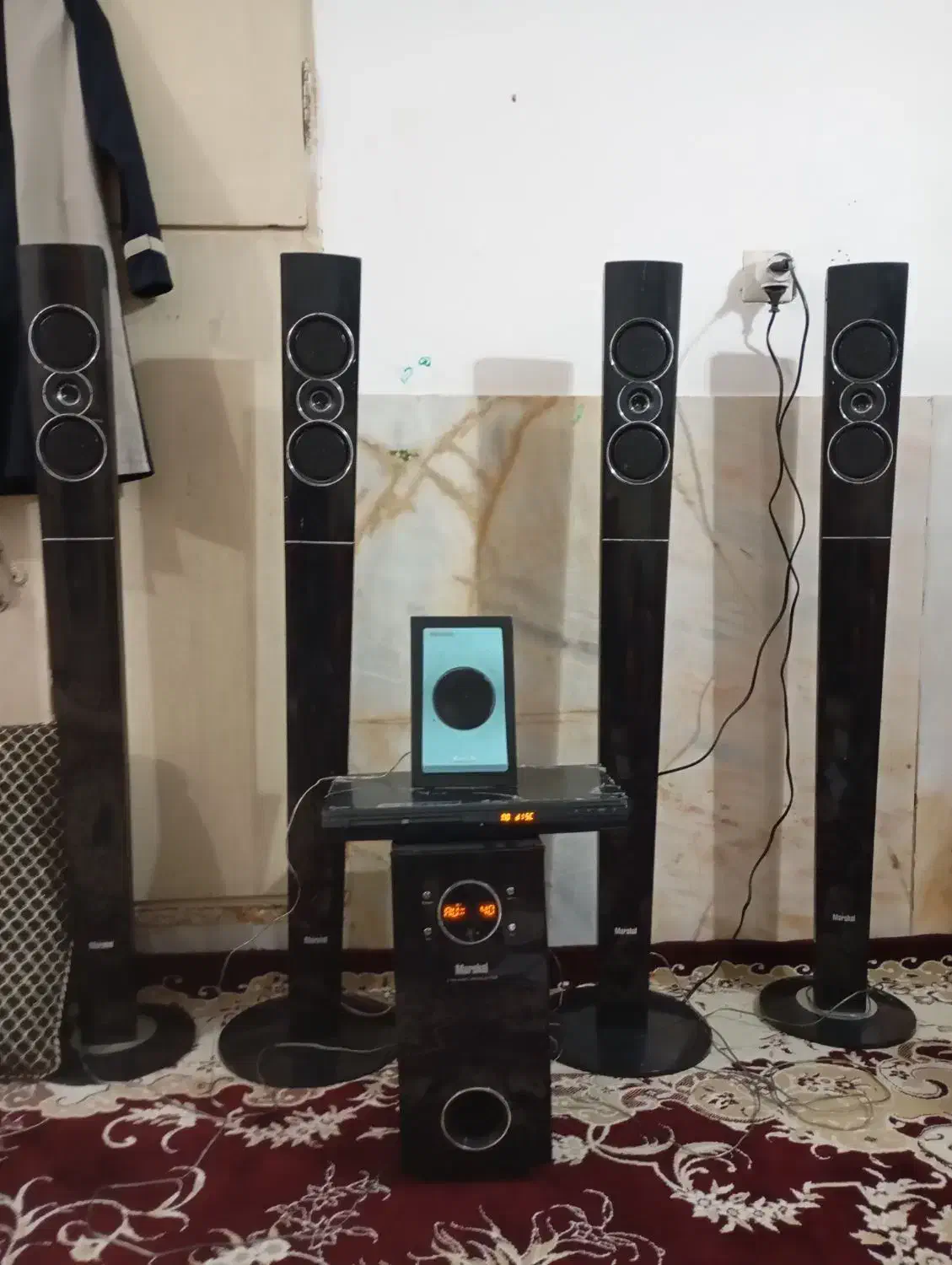 آمپلیفایرباباند|گیتار، بیس، امپلیفایر|میبد, |دیوار