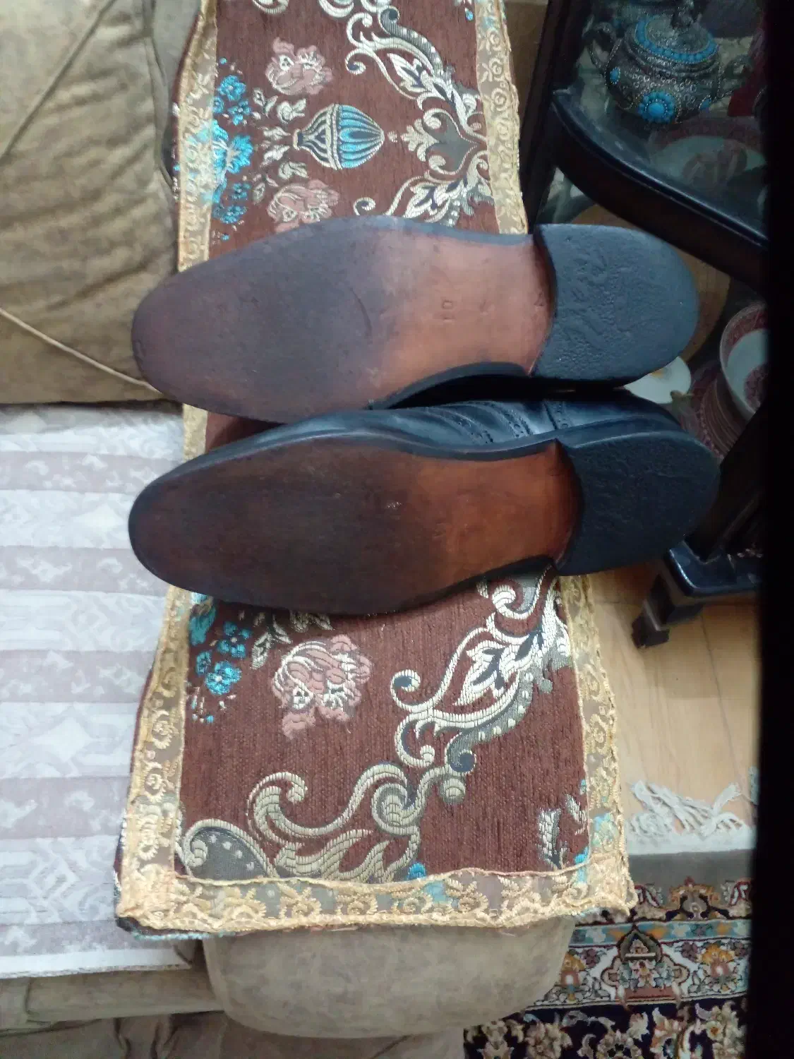 کفش دست دوز چرم سایز ۴۳|کیف، کفش، کمربند|شیراز, حومه شیراز|دیوار