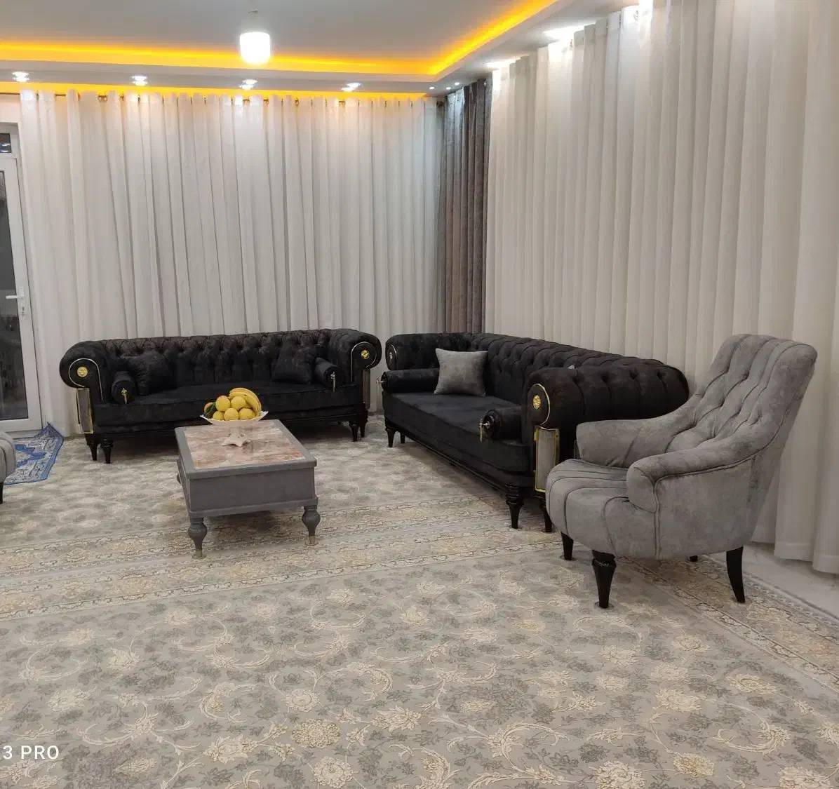 پرده حریر بدون چوب پرده|پرده، رانر، رومیزی|مرودشت, ثبت احوال|دیوار