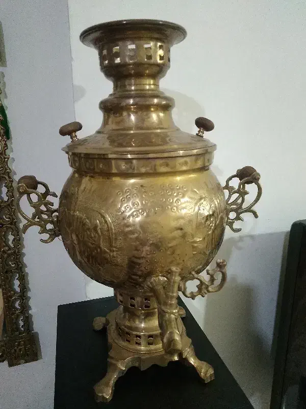 سماور زغالی برنز|سماور، چایساز، قهوهساز|تبریز, |دیوار