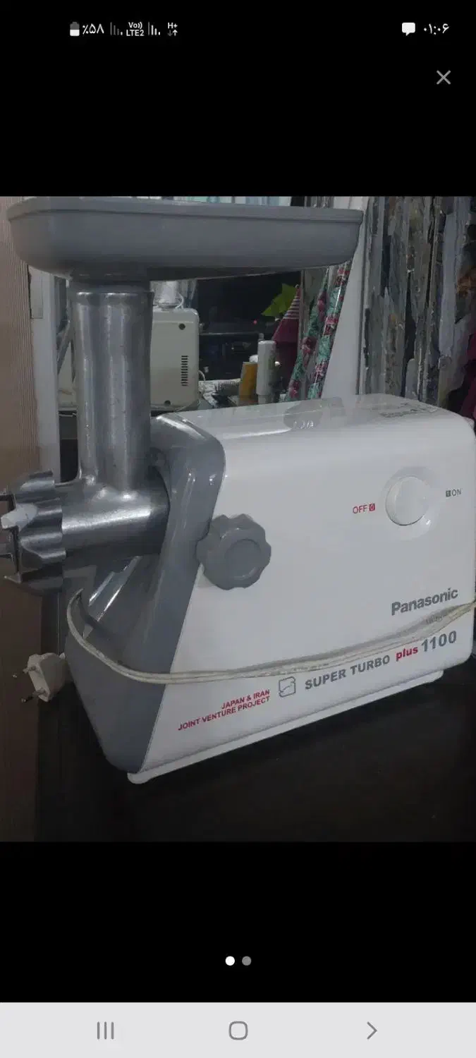 چرخ گوشت ناسیونال ژاپنی به همراه کارتون سالم|سایر لوازم برقی|شیراز, علوم پزشکی|دیوار