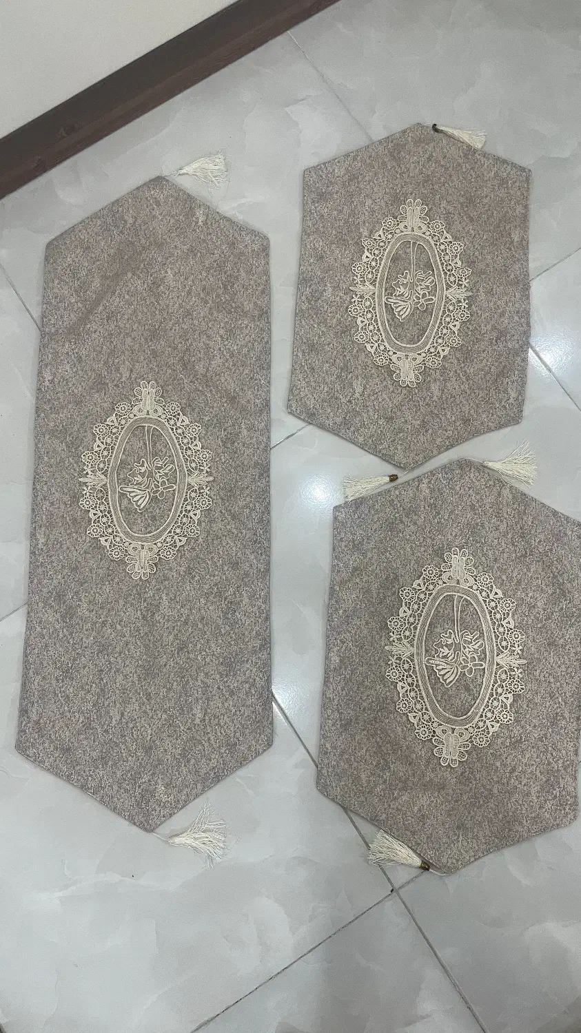 رومیزی ۳ تیکه|پرده، رانر، رومیزی|محمدشهر, محمدشهر|دیوار