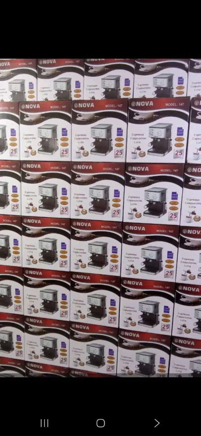 قهوه ساز نوا ۱۴۷ اصلی ۲۵ بار  عمده|سماور، چای‌ساز، قهوه‌ساز|چغادک, |دیوار