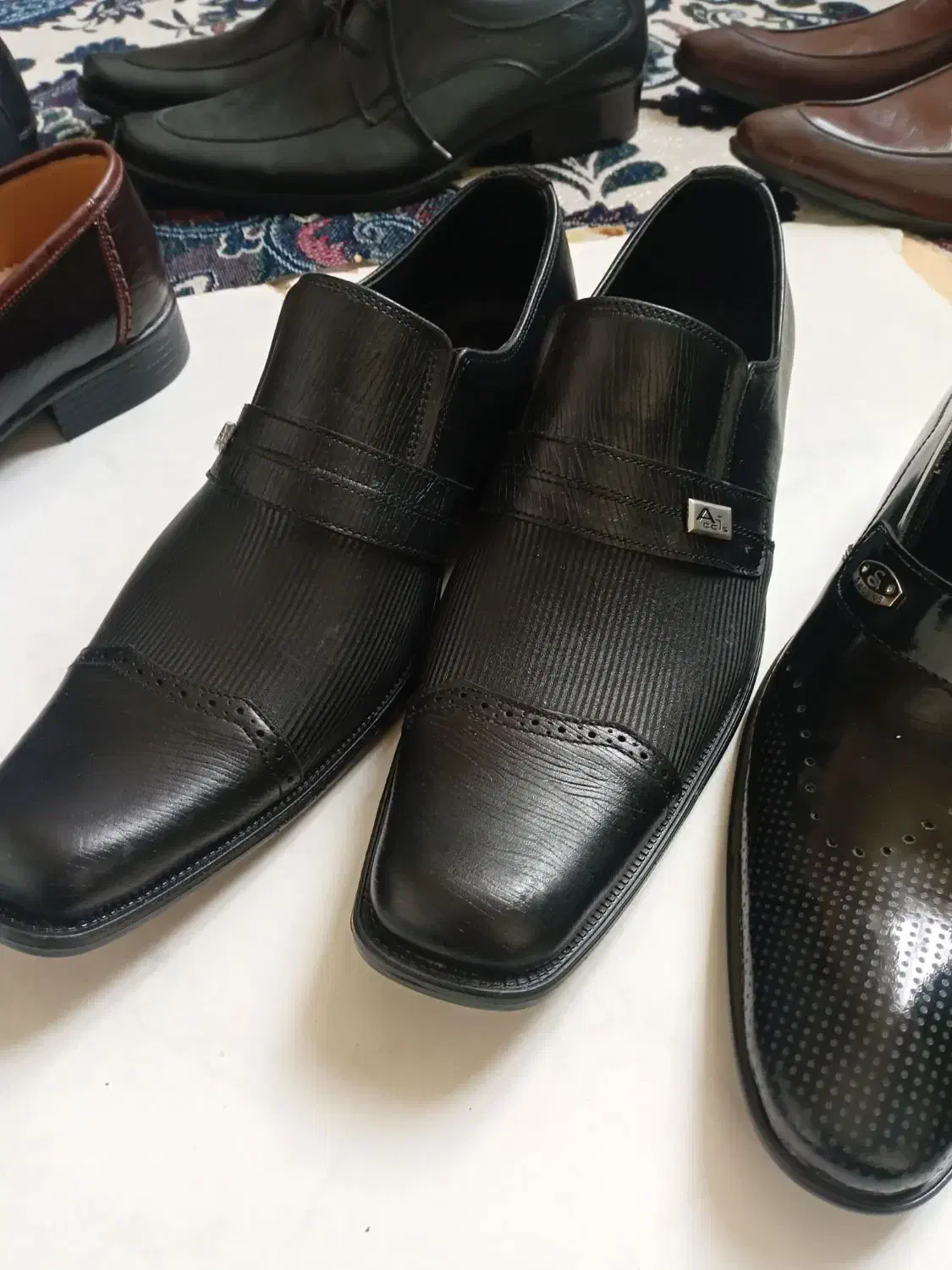 کفش مردانه مجلسی چرم نو سایز چهل و یک|کیف، کفش، کمربند|تهران, جوادیه|دیوار