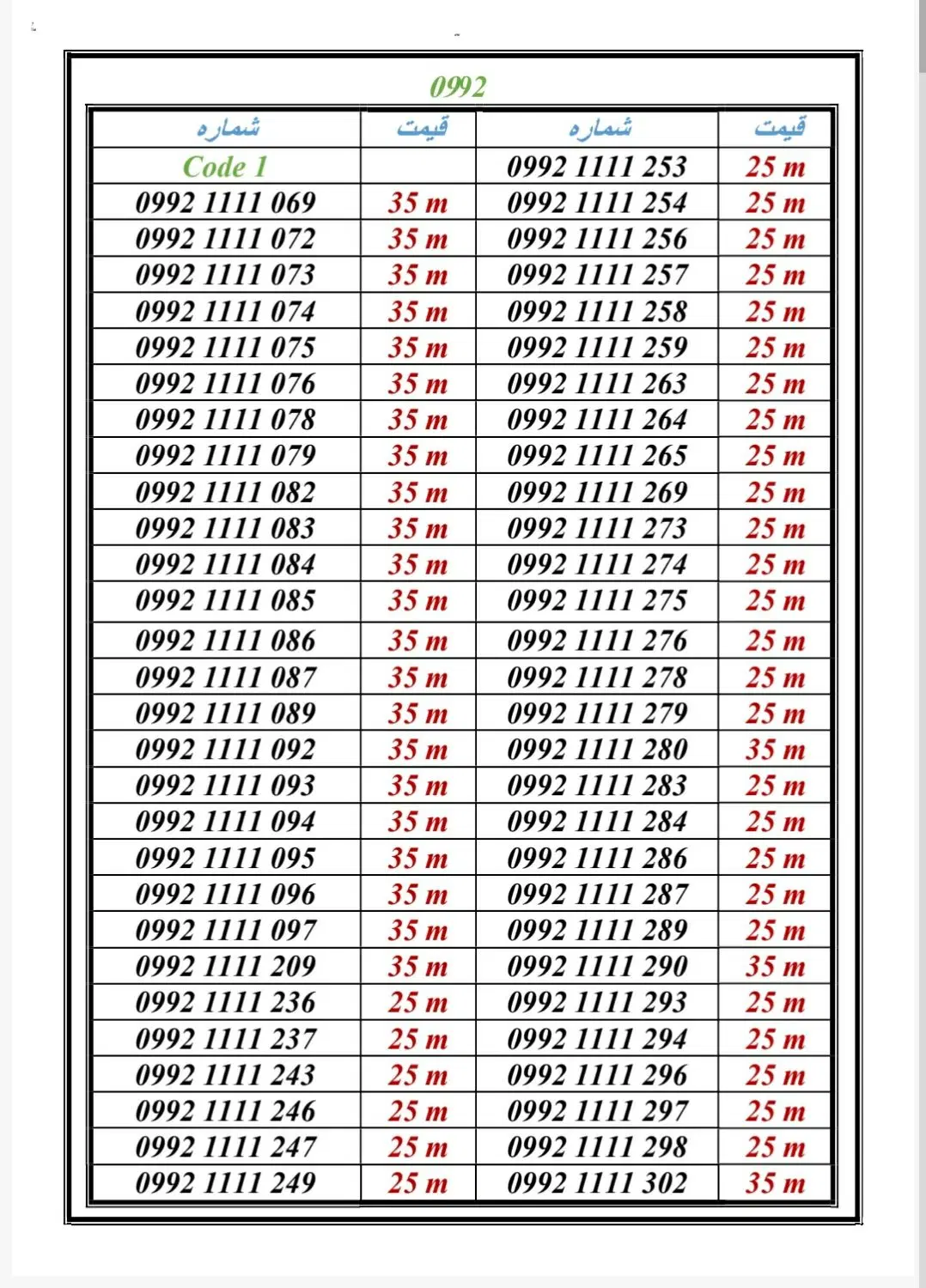0992-100.900.4  گروه آرشیا موبایل|سیم‌کارت|تهران, جیحون|دیوار