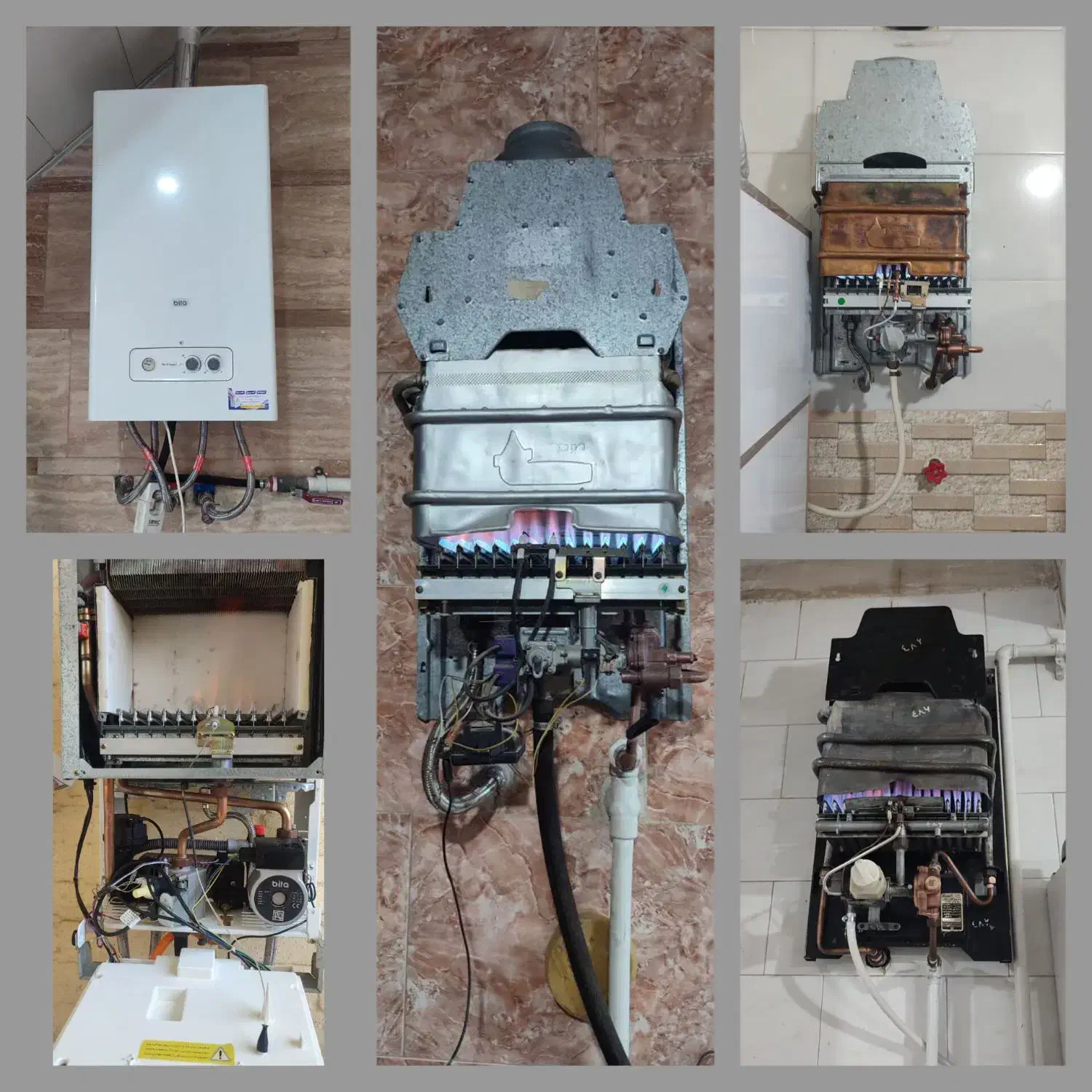 تعمیر و سرویس انوع آبگرمکن دیواری و پکیج در منزل|خدمات پیشه و مهارت|اندیمشک, |دیوار