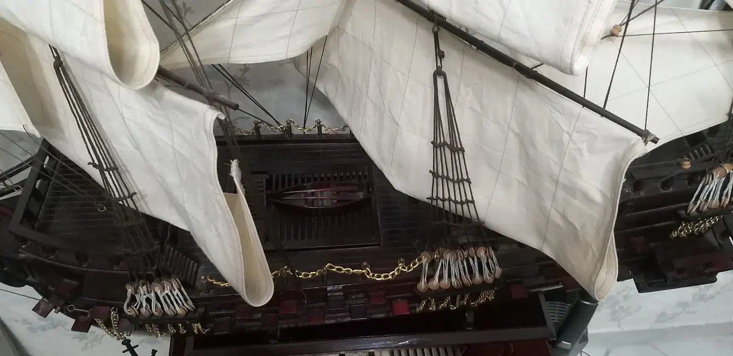 کشتی چوبی جنگی|مجسمه، تندیس، ماکت|تهران, حشمتیه|دیوار