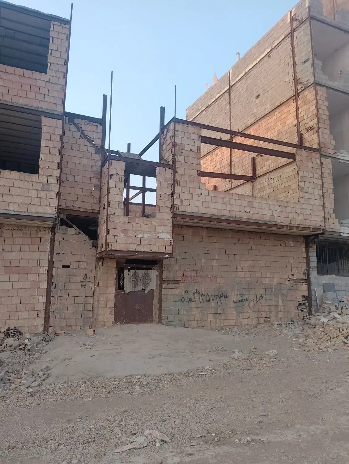 فروش ساختمان نیمه کاره 120متری در دوطبقه|فروش آپارتمان|پاکدشت, حصار امیر|دیوار