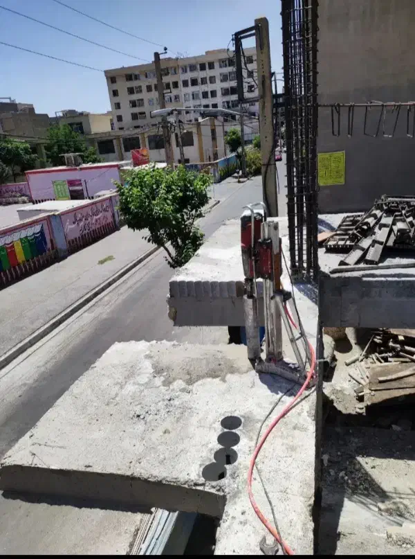 کرگیری و برش بتن و کاشت میلگرد|خدمات پیشه و مهارت|کرج, کمالشهر|دیوار