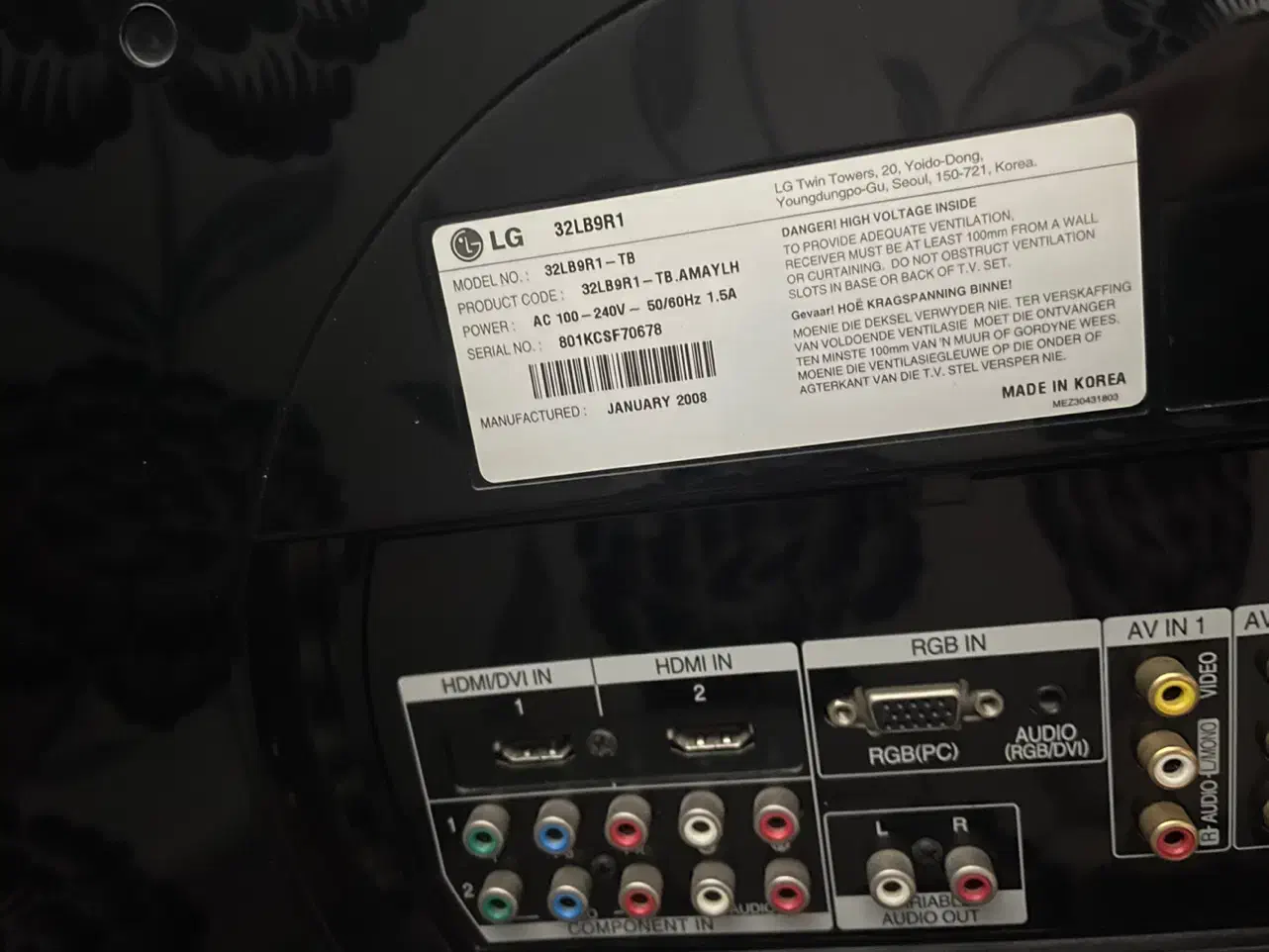 Lcd 32 LG|تلویزیون و پروژکتور|الوند, |دیوار