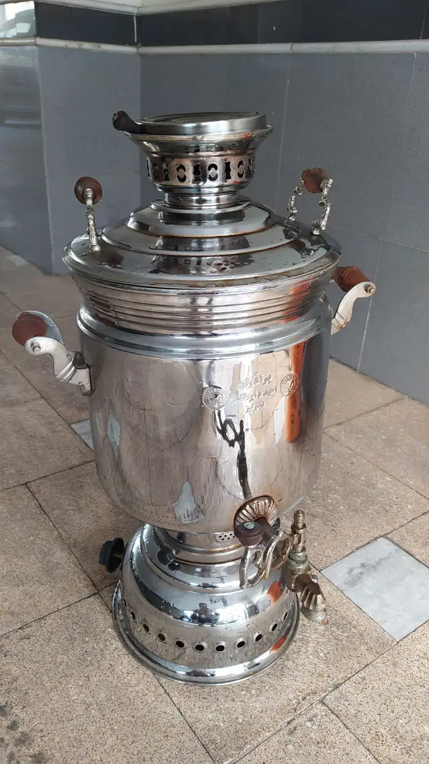 سماور گازی مجلسی ۲۰ لیتری برادران احد داوطلب|سماور، چای‌ساز، قهوه‌ساز|تبریز, |دیوار