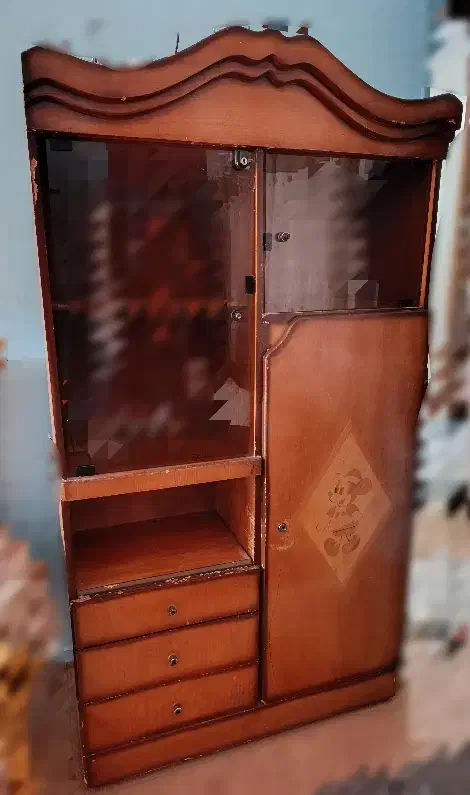 کمد چوبی و مبل|جاکفشی، کمد، دراور|مسجد سلیمان, |دیوار