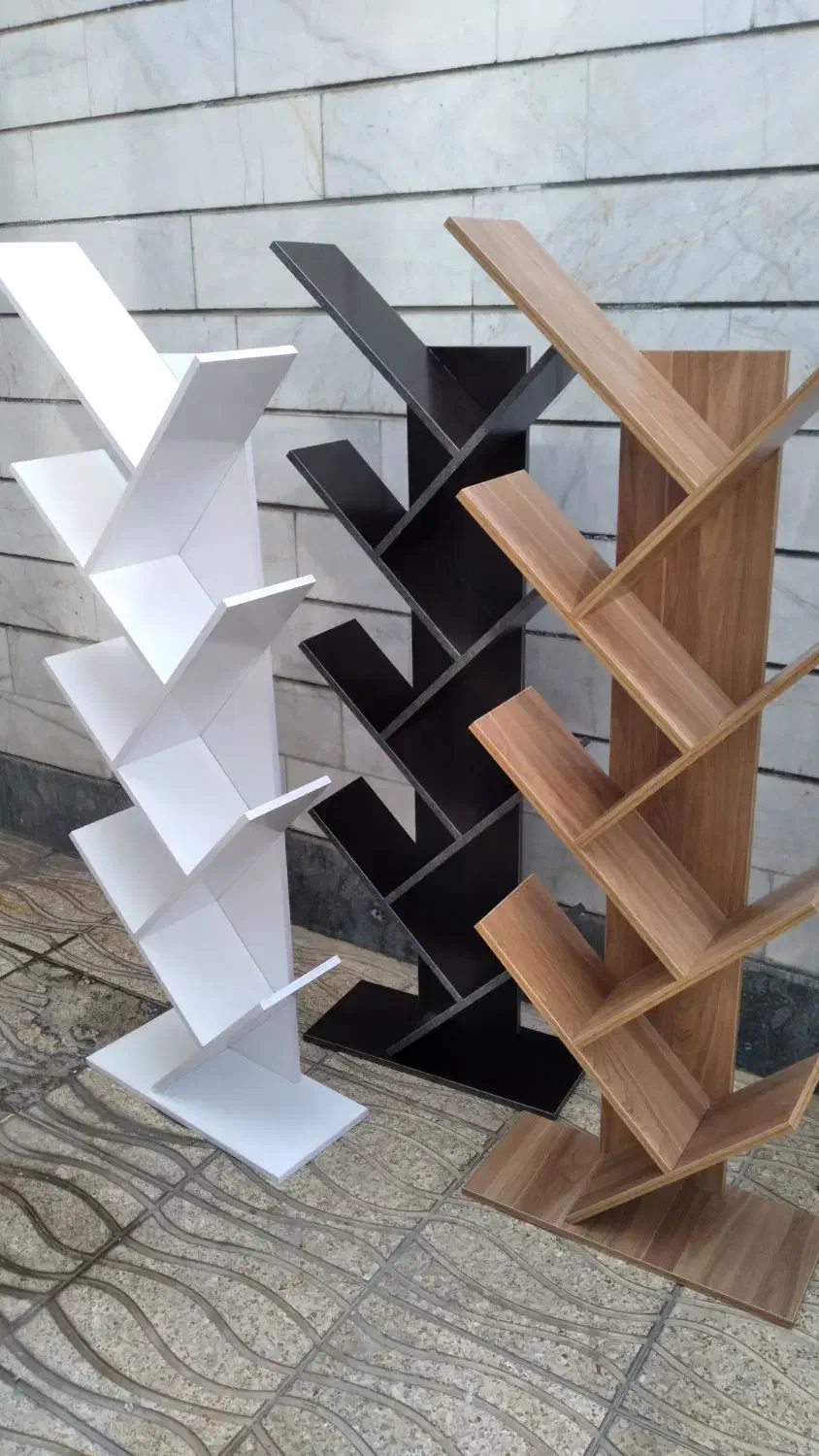 کتابخانه درختی شیک وکم جا|کتابخانه، شلف، قفسههای دیواری|تبریز, |دیوار