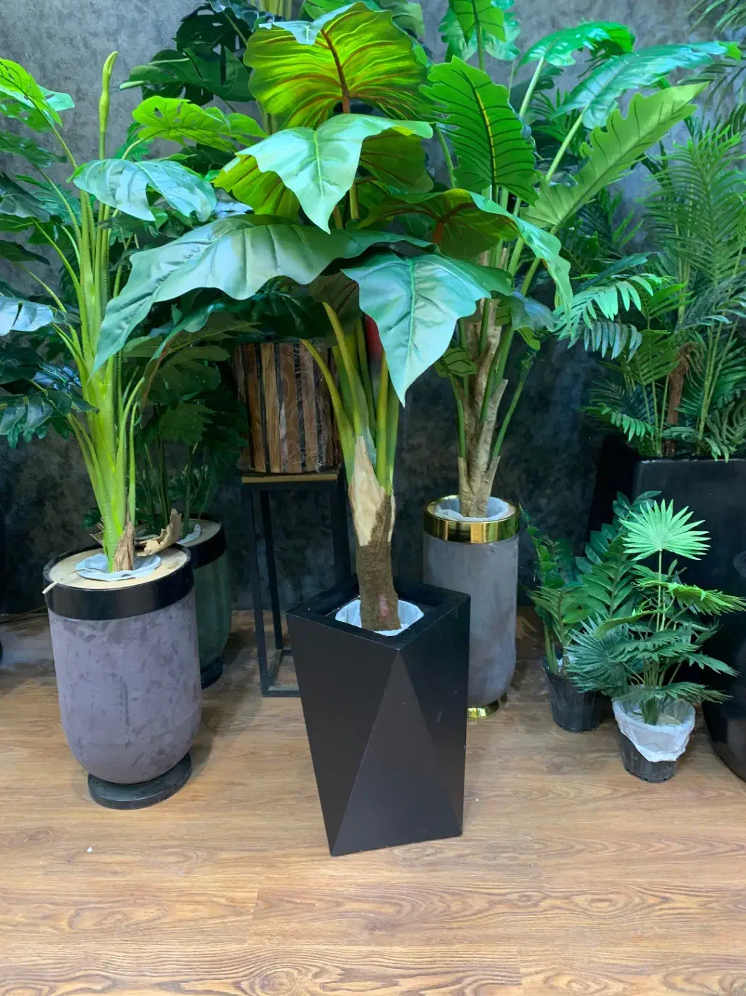 درخت مصنوعی|گل مصنوعی|آفتاب, |دیوار