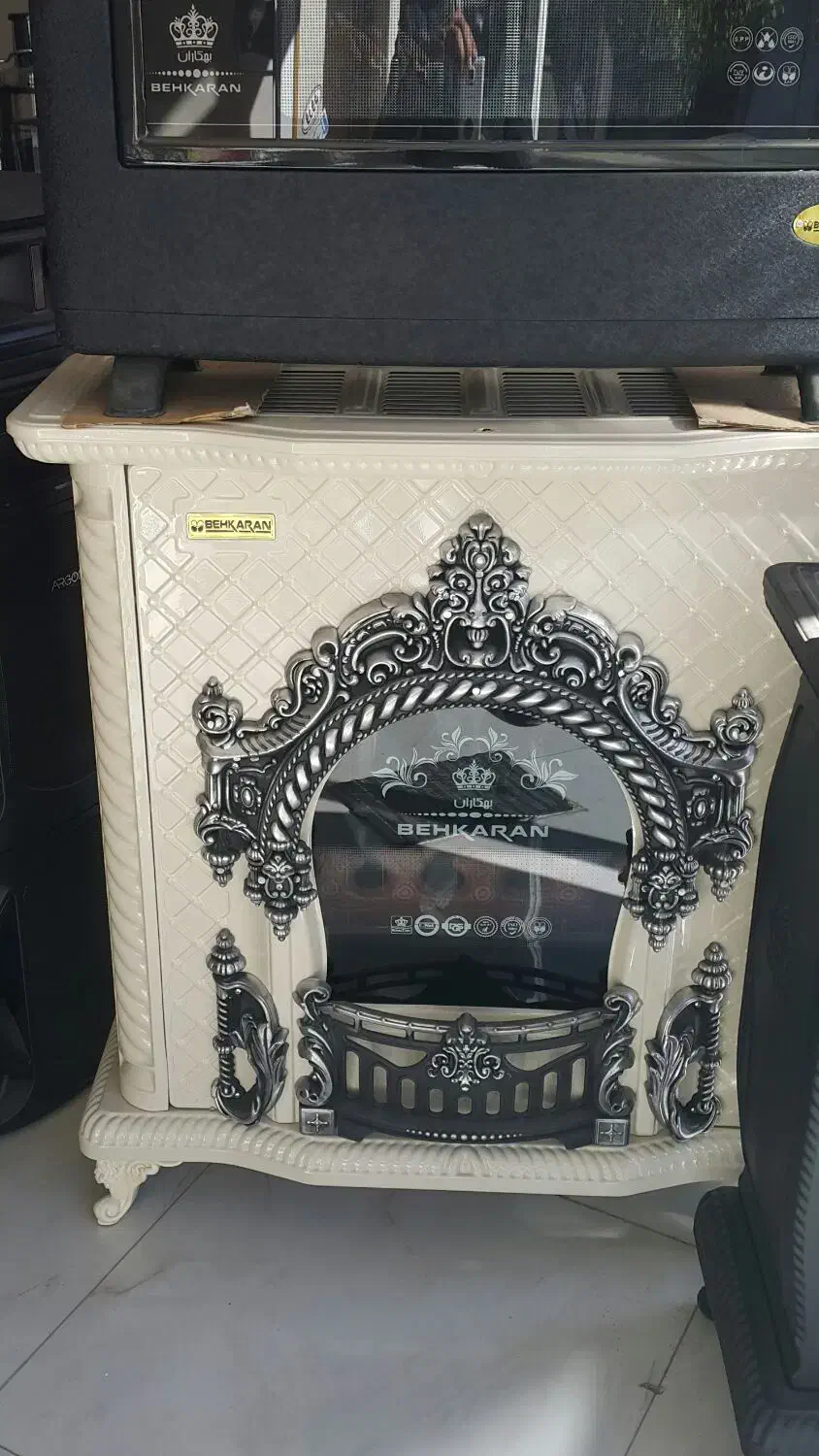 بخاری شومینه|بخاری، هیتر، شومینه|سلماس, |دیوار