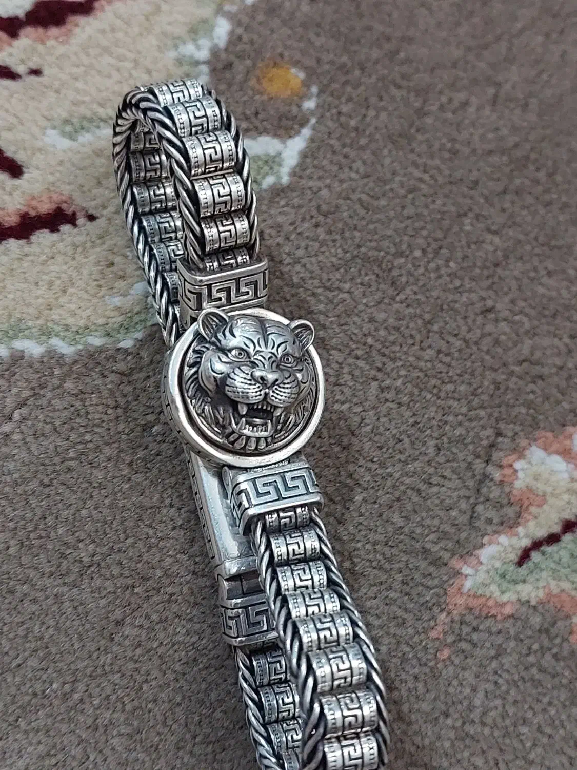 دستبند نقره تایلندی دست سازی خوشگل|جواهرات|اقبالیه, |دیوار