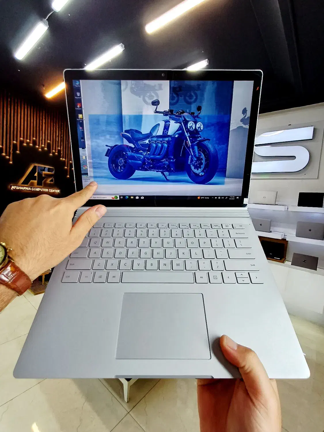 لپتاپ سرفیس بوک مناسب بازی گرافیکدار رندرگیری|رایانه همراه|نیشابور, دارایی|دیوار