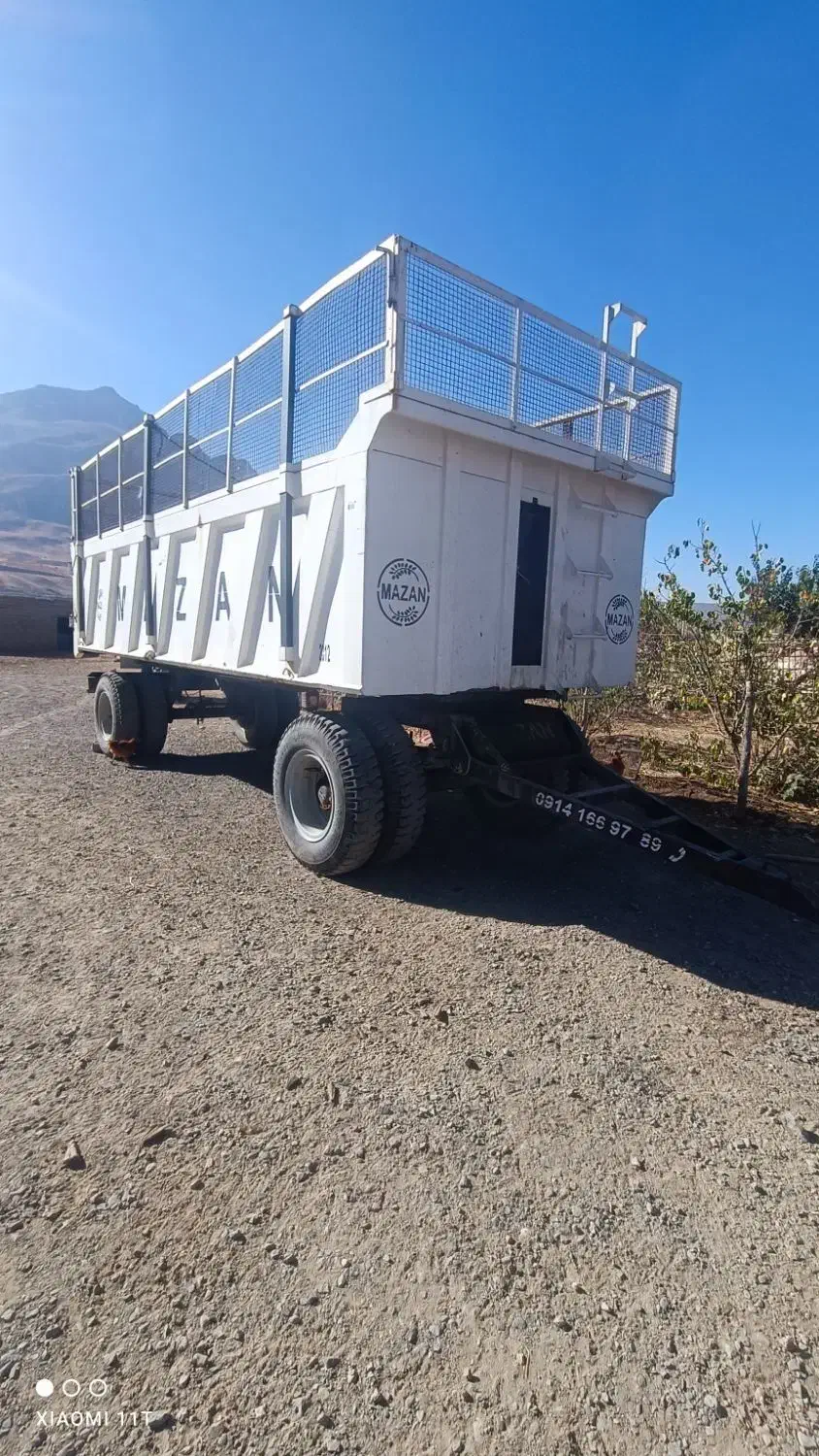 تریلی 8چرخ مازان اندازه 6.5در 2.5|ماشین‌آلات صنعتی|لاجان, |دیوار