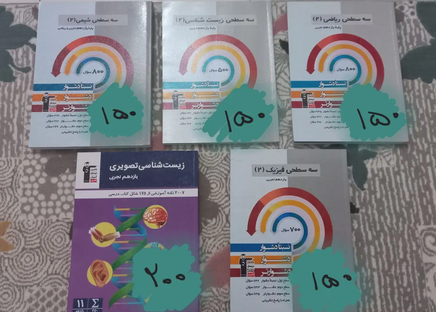 کتاب تست یازدهم|کتاب و مجله ادبی|رشت, پل تالشان|دیوار