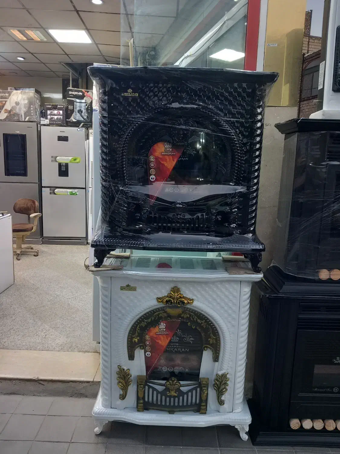 مرکز پخش انواع بخاری شومینه ای|بخاری، هیتر، شومینه|قم, نیروگاه|دیوار