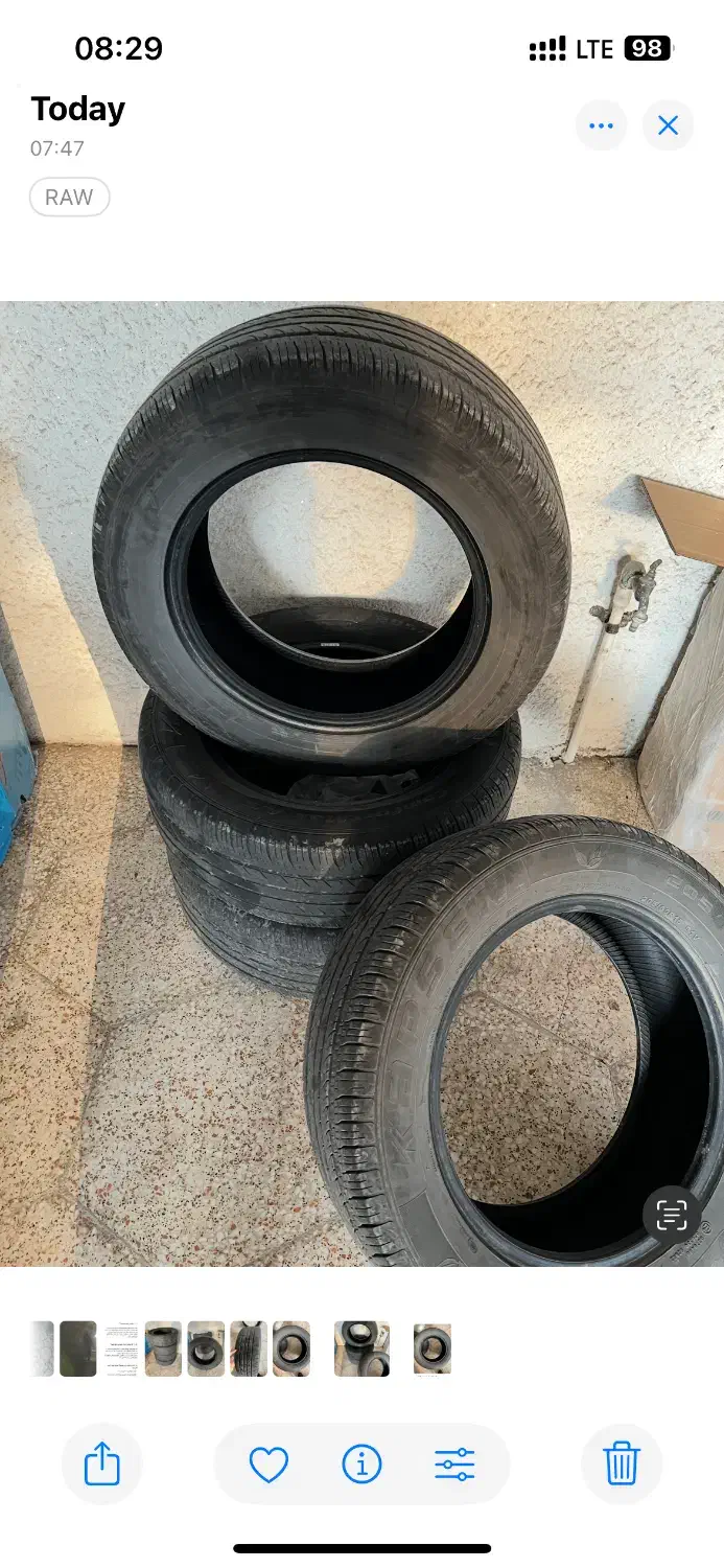 لاستیک ۲۰۵|قطعات یدکی و لوازم جانبی|ساری, |دیوار