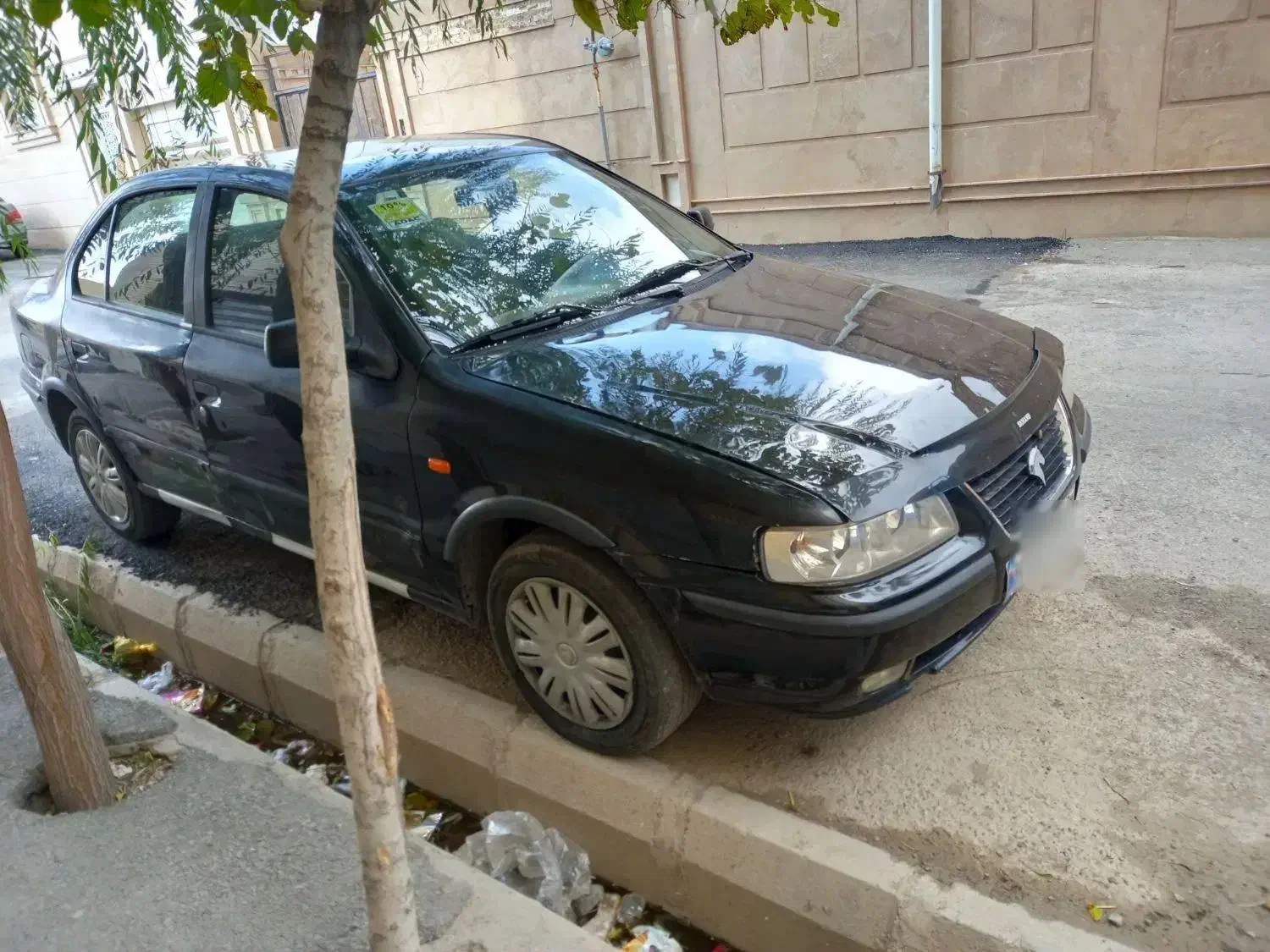 سمند مشکی 82 بیرنگ|خودرو سواری و وانت|الیگودرز, |دیوار