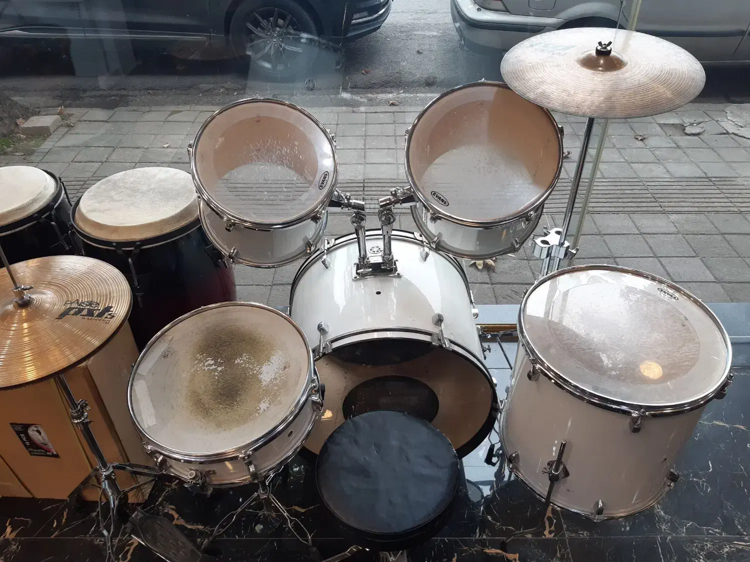 درام‌آکوستیک یاماها|درام و پرکاشن|رشت, پاستوریزه|دیوار