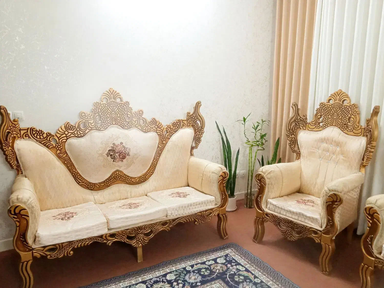 مبل استیل ۷نفره|مبلمان خانگی و میز عسلی|بروجرد, |دیوار