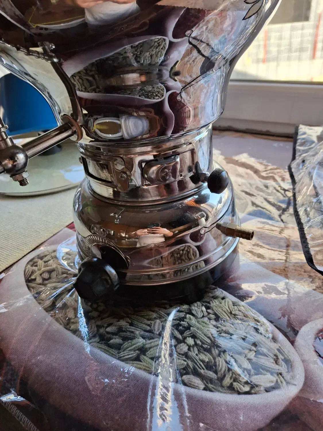 سماور تازه استفاده نشده نو|سماور، چای‌ساز، قهوه‌ساز|سنندج, |دیوار