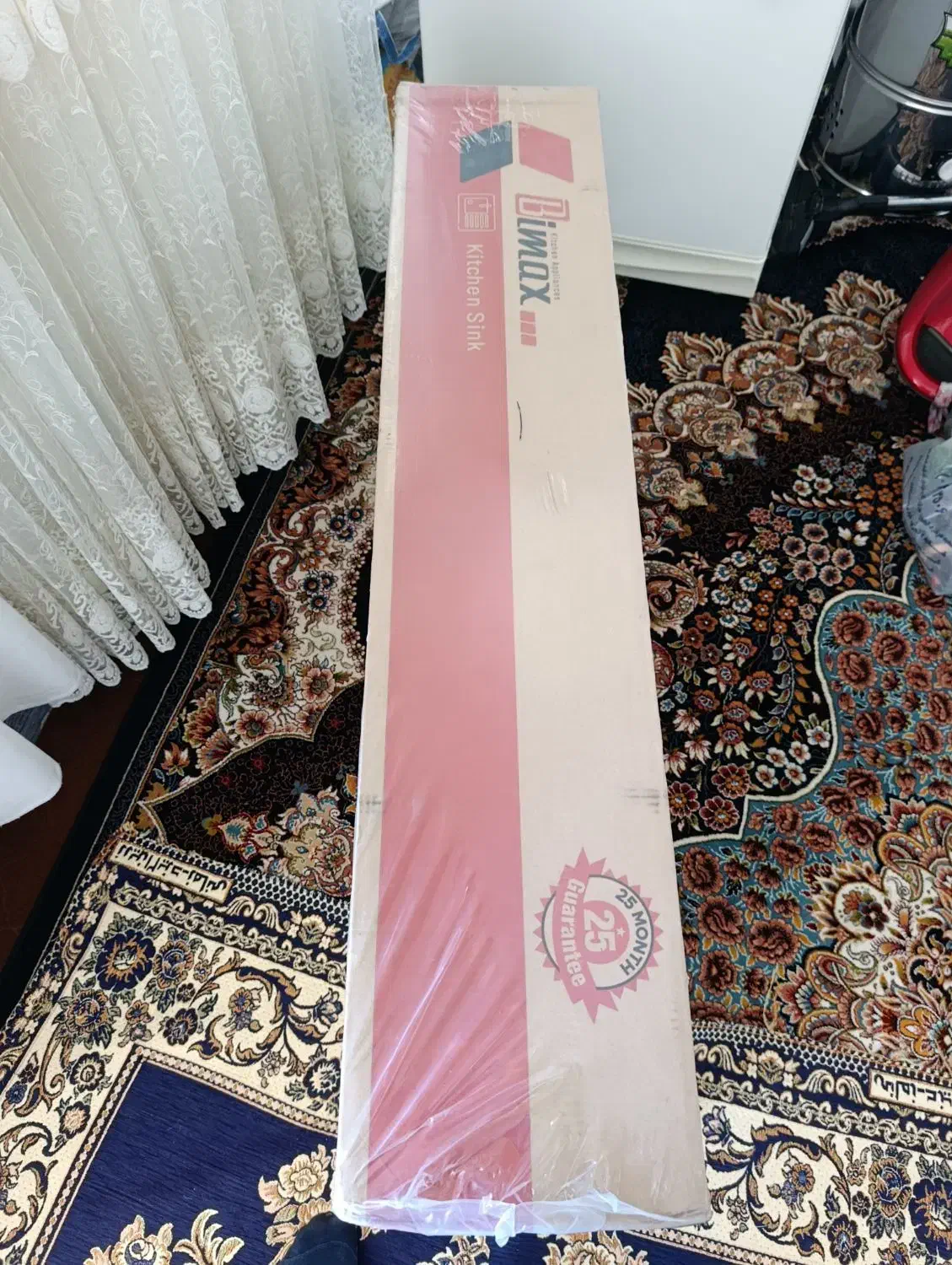 سینک توکار دو قلو بیمکث.لگن چپ|مصالح و تجهیزات ساختمان|الشتر, |دیوار