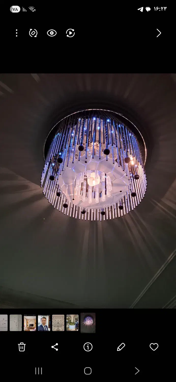 لوستر|لوستر و چراغ آویز|لنگرود, |دیوار