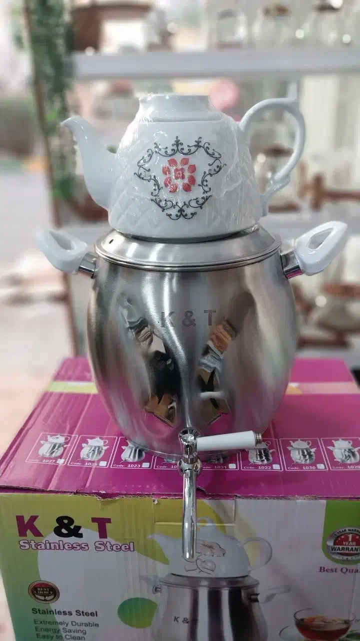 کتری قوری کفه چدن 1700|قوری، کتری، قهوهساز دستی|آمل, |دیوار