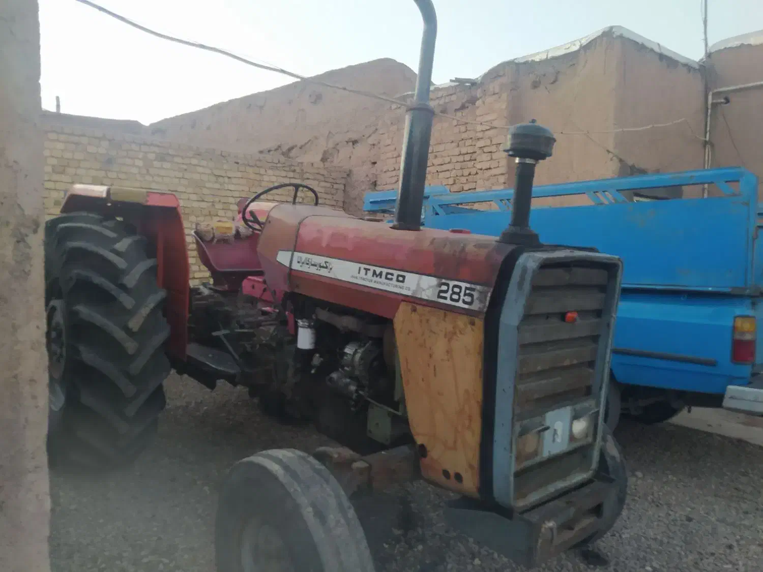 تراکتور ۲۸۵ به همراه گاواهن درحد نو|خودرو سنگین|قزوین, |دیوار