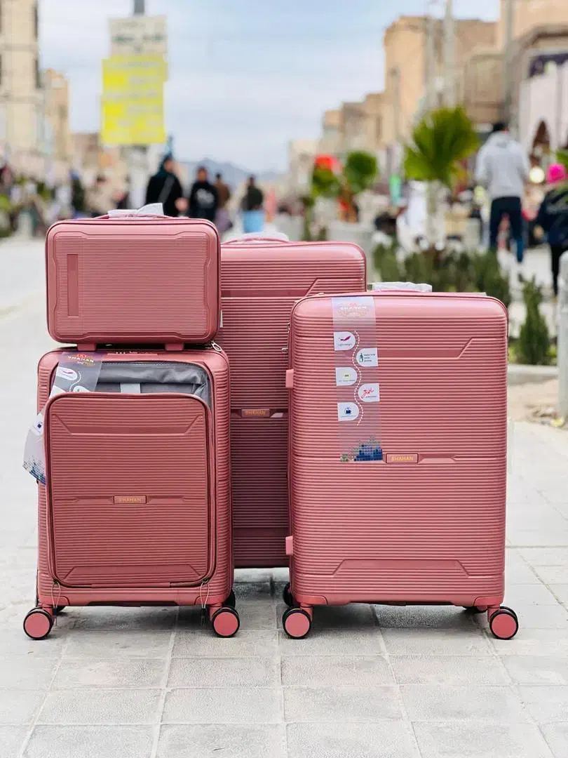 چمدان های 4تیکه اصل نشکن با بهترین کیفیت|کیف، کفش، کمربند|چابهار, |دیوار