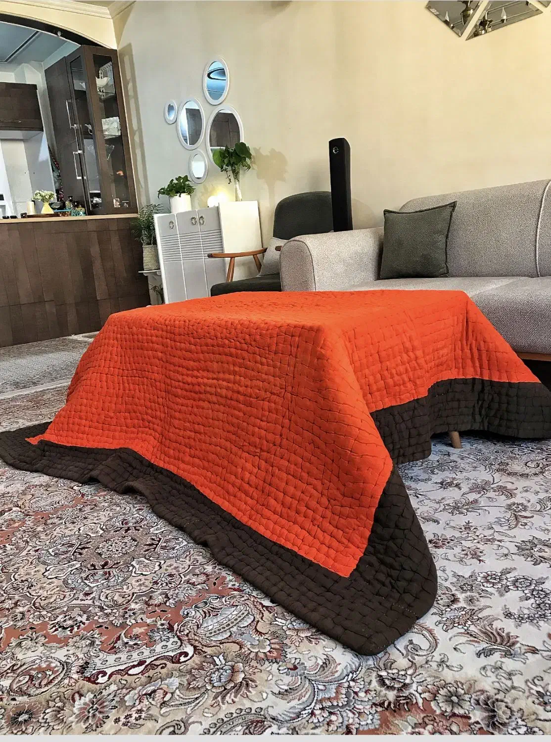 لحاف سنتی قدیمی دورو تمیز وسالم|رختخواب، بالش، پتو|همدان, |دیوار