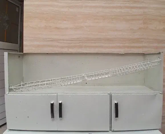 کابینت آبچکان سه در|آب‌چکان و نظم‌دهنده ظروف|کرمانشاه, |دیوار