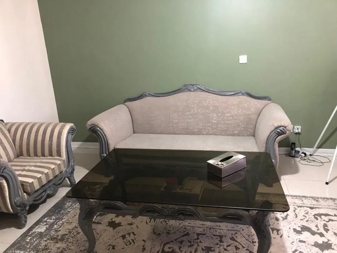 فروش مبل هفت نفره|مبلمان خانگی و میز عسلی|کرج, فاز ۵ مهرشهر|دیوار