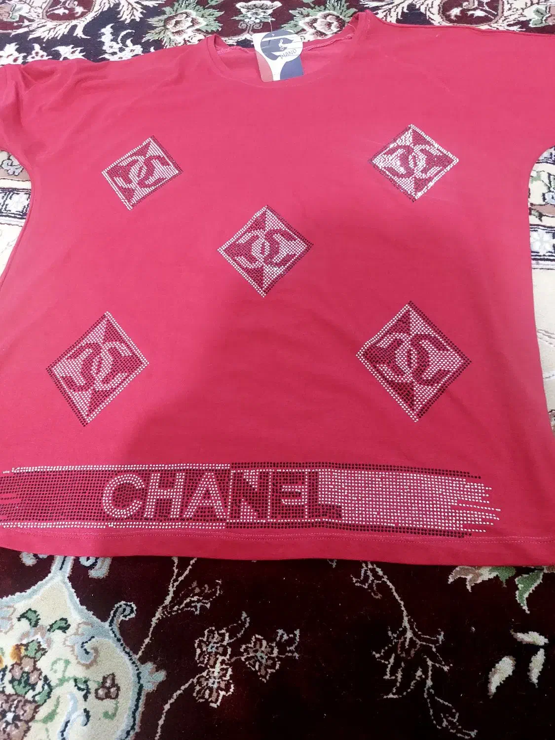 فروش تیشرت زنانه طرح چنل|لباس|دورود, |دیوار