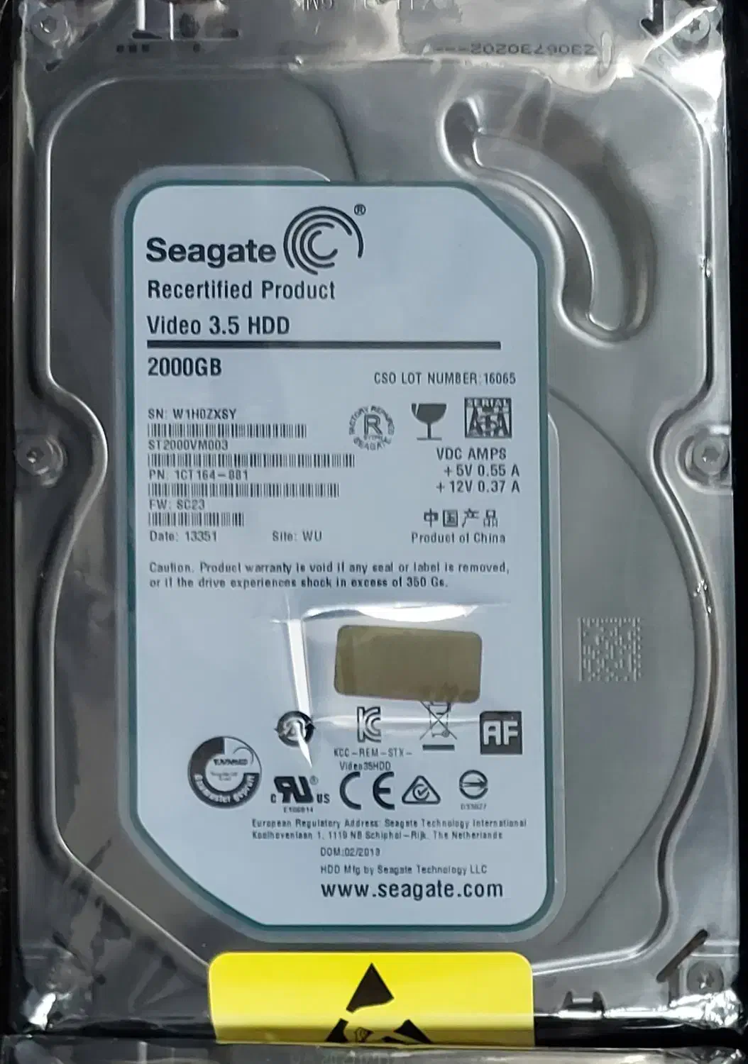 هارد اینترنال 2 ترا Seagate|قطعات و لوازم جانبی رایانه|رشت, گلسار|دیوار