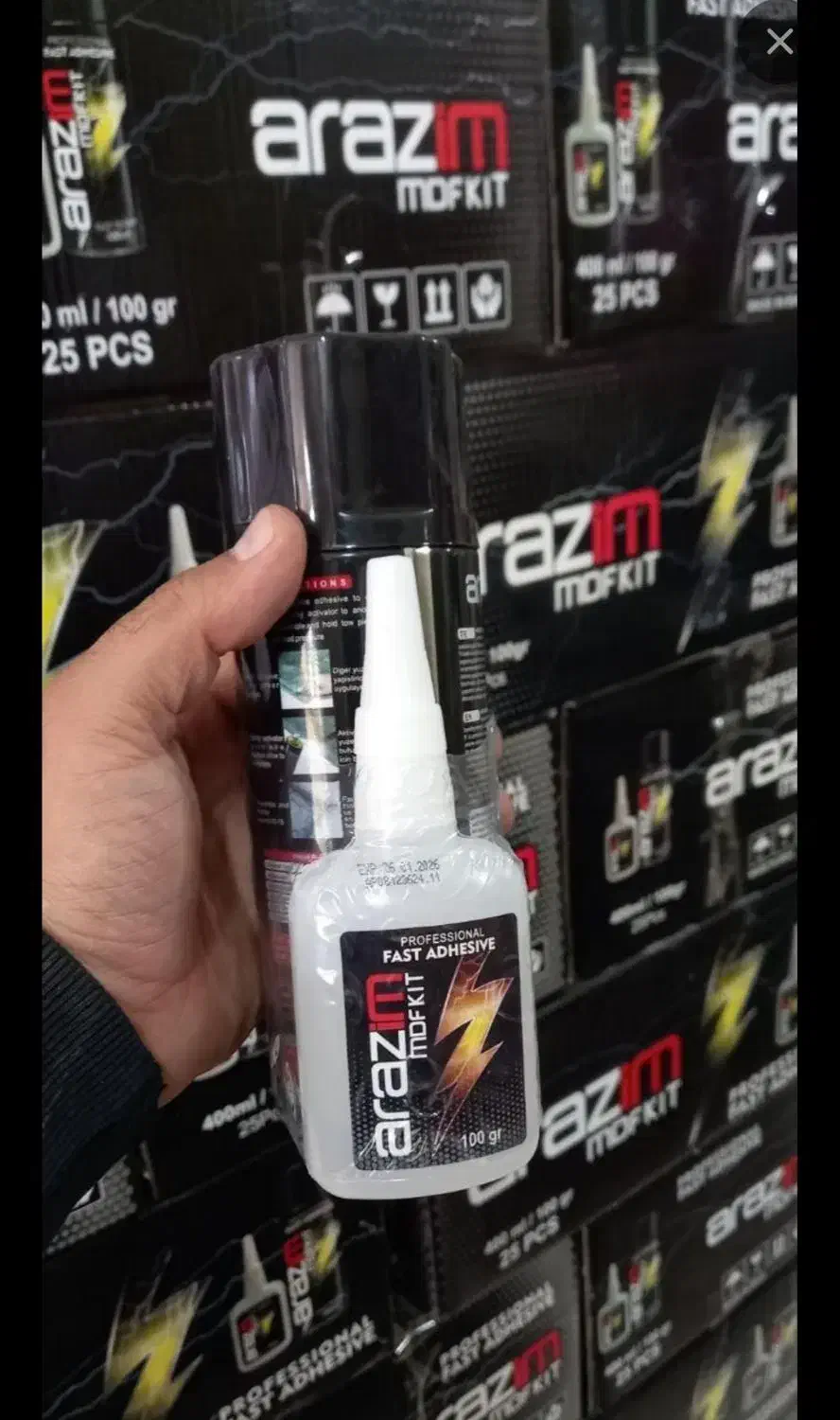 چسب 123 آرازیم 400میل|ابزارآلات|کاشمر, |دیوار