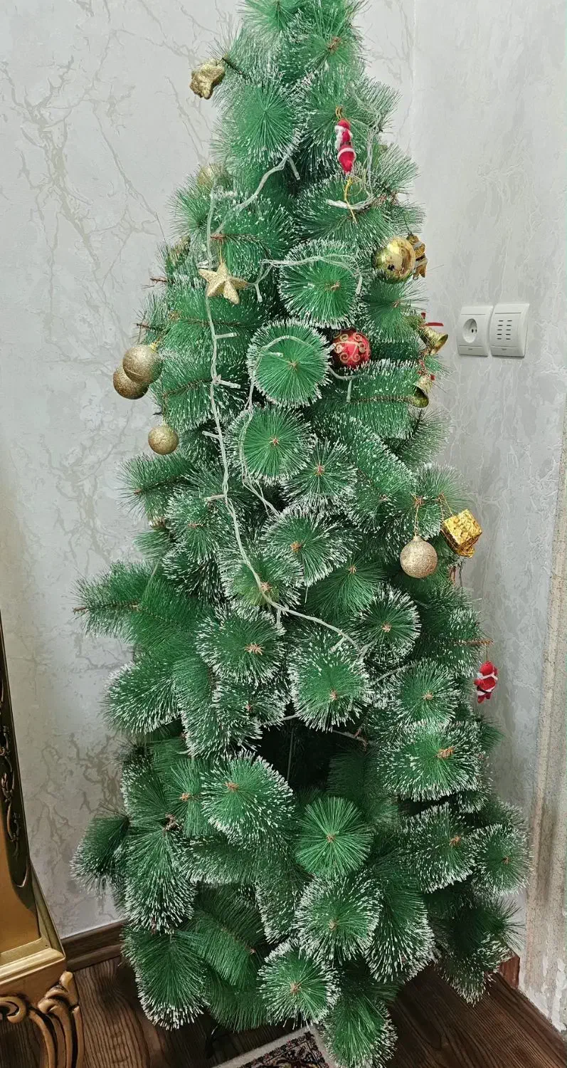 درخت کریسمس  نوک برفی ۱۸۰ سانتی|گل مصنوعی|آستارا, |دیوار
