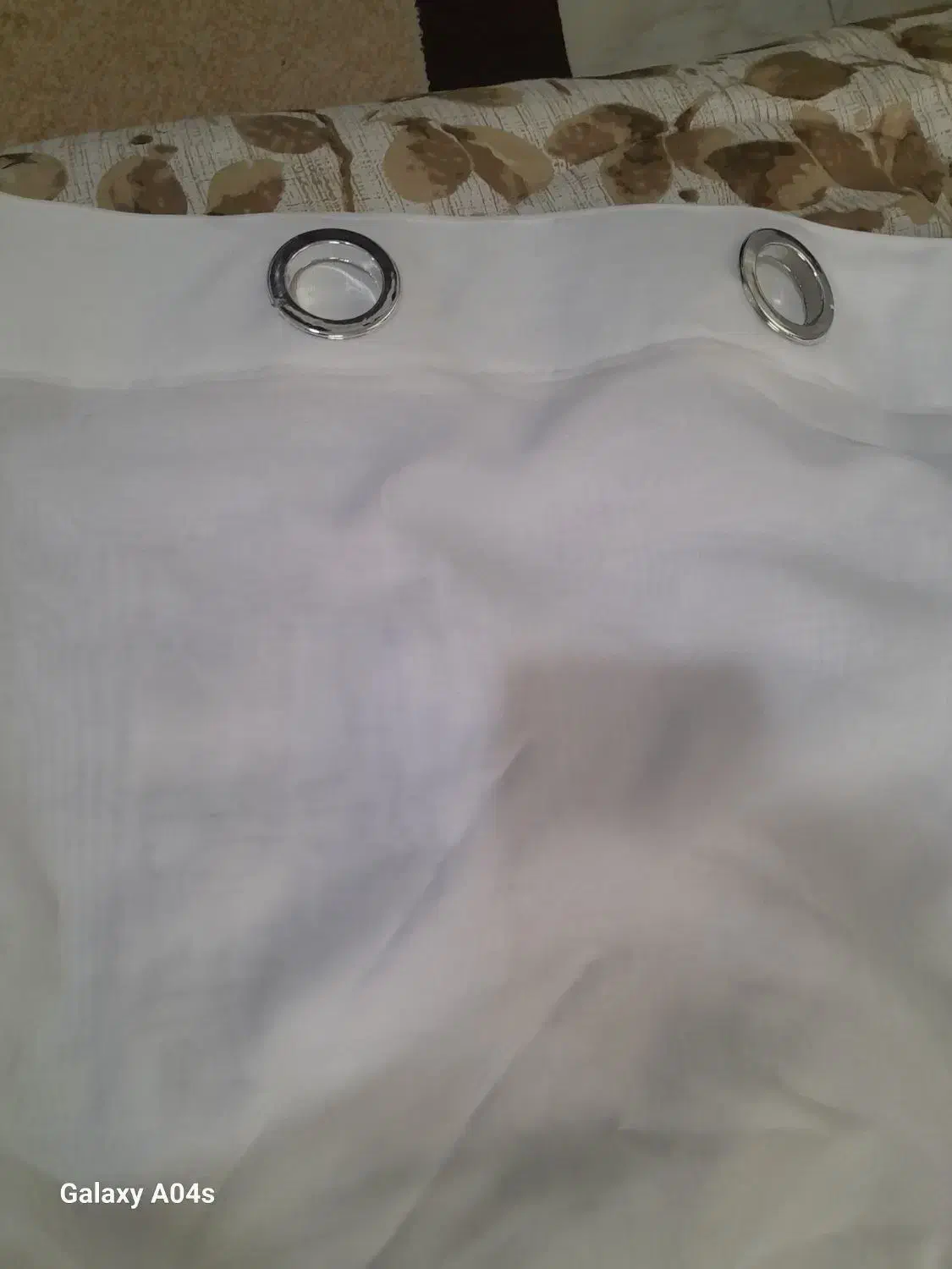 پرده حریر سفید|پرده، رانر، رومیزی|گوراب زرمیخ, |دیوار