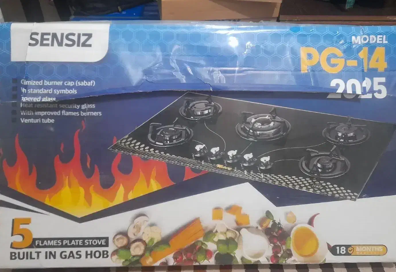 گاز صفحه ای سنسیز ۲۰۲۵ نو|اجاق گاز و لوازم برقی پخت‌وپز|خرم‌آباد, |دیوار