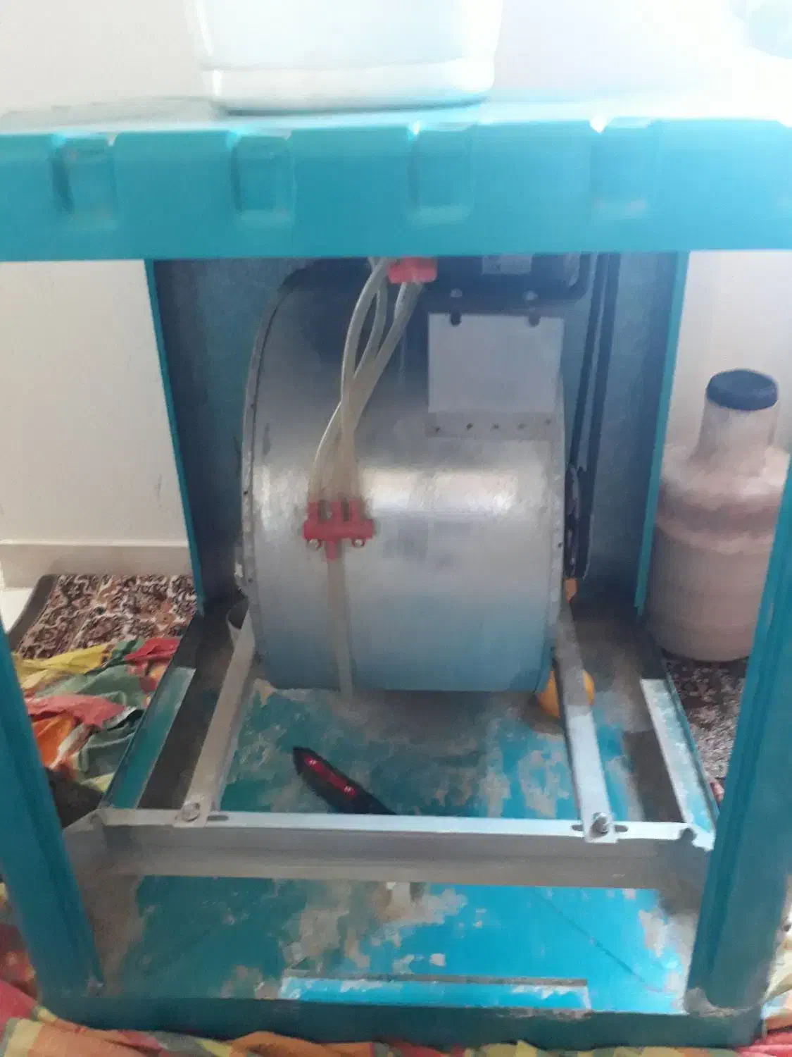 کولر آبی ۳۵۰۰ ،موتور موتوژن و بدنه قالوانیزه|کولر آبی|محمدیه-قزوین, |دیوار