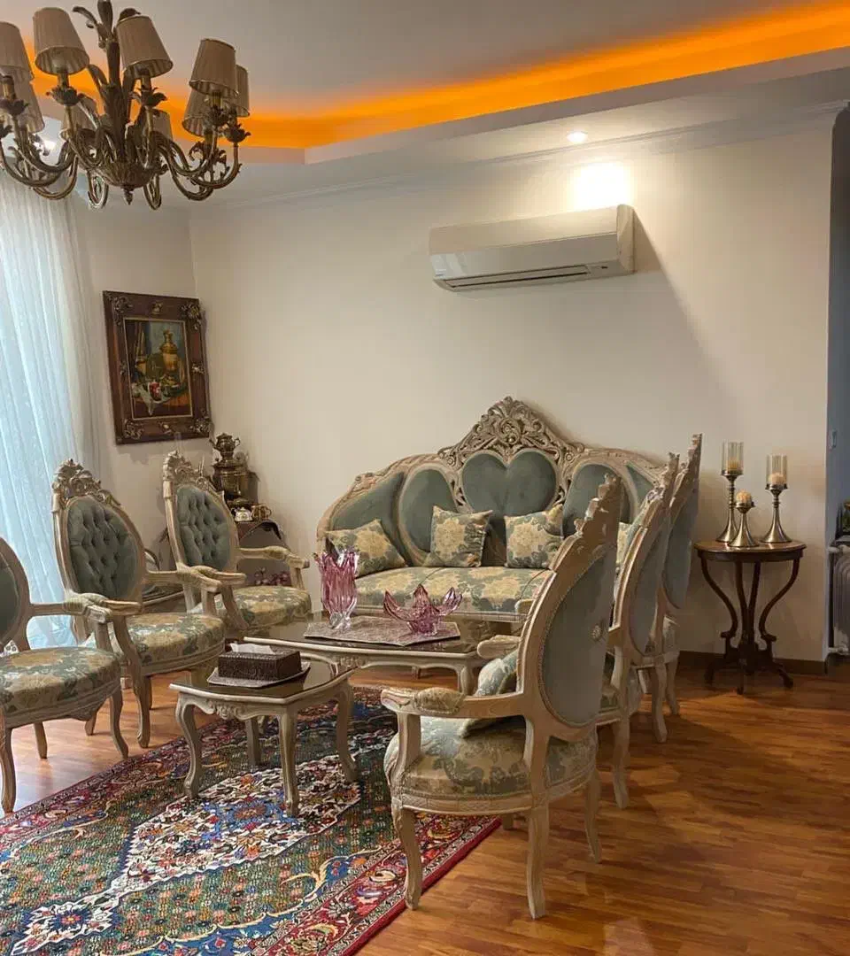 مبلمان استیل ۹ نفره|مبلمان خانگی و میز عسلی|تهران, صاحبقرانیه|دیوار