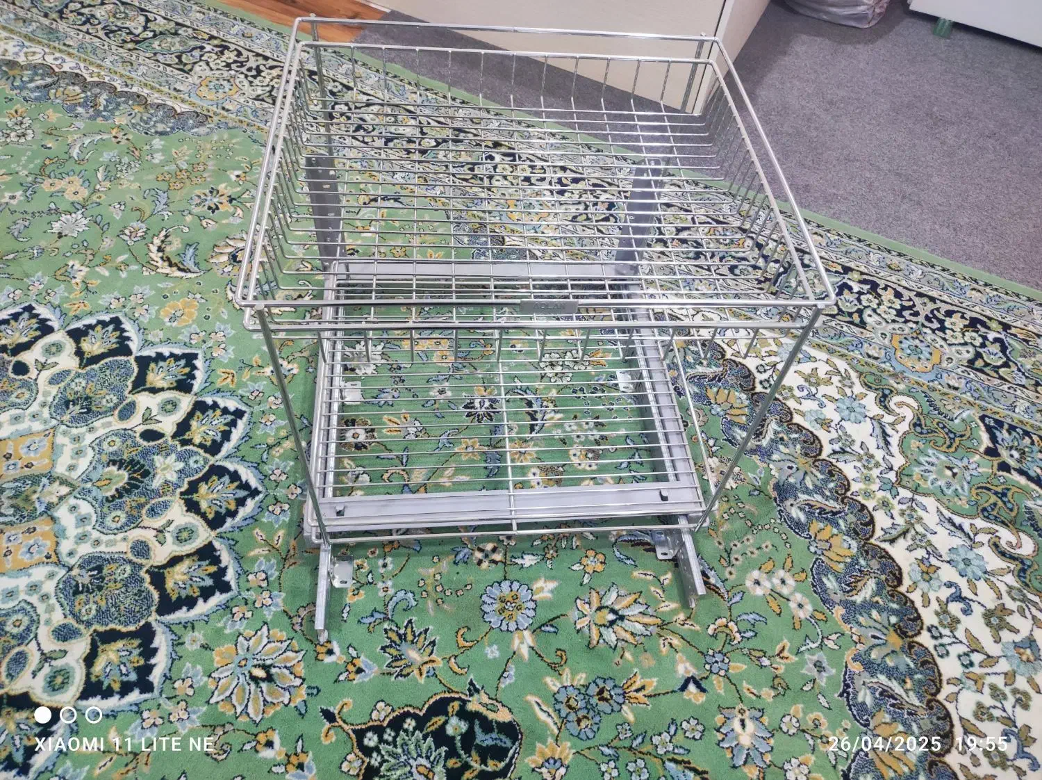 سبد سه طبقه کابنیت|آب‌چکان و نظم‌دهنده ظروف|اهواز, کوروش|دیوار