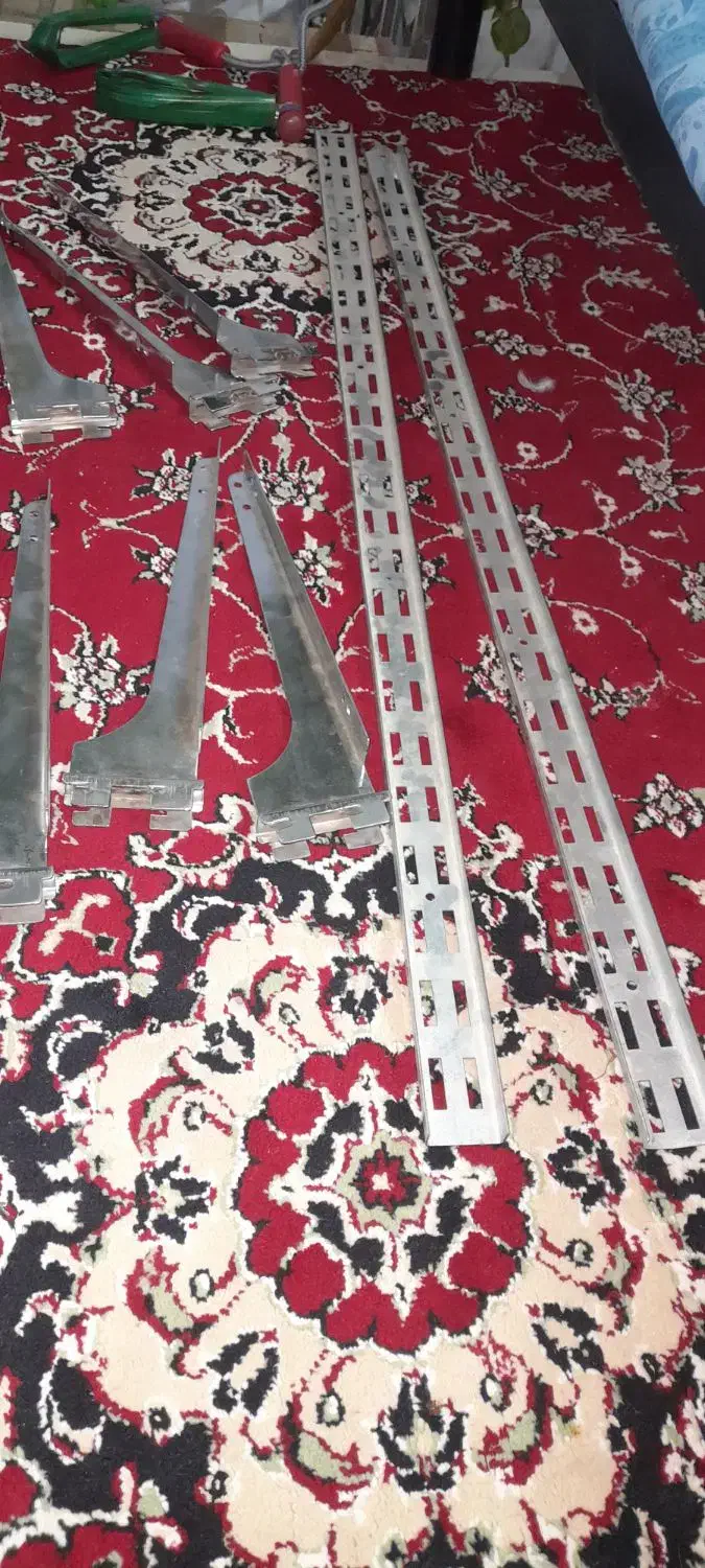قفسه اهنی شلف طبقه|کتابخانه، شلف، قفسه‌های دیواری|قم, آذر (نکویی)|دیوار