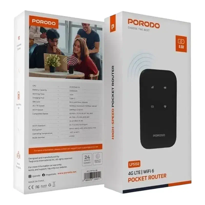 مودم جیبی پرودو PORODO POCKET ROUTER LFS132  مودم|مودم و تجهیزات شبکه|تهران,  امام زاده قاسم (نیاوران)|دیوار