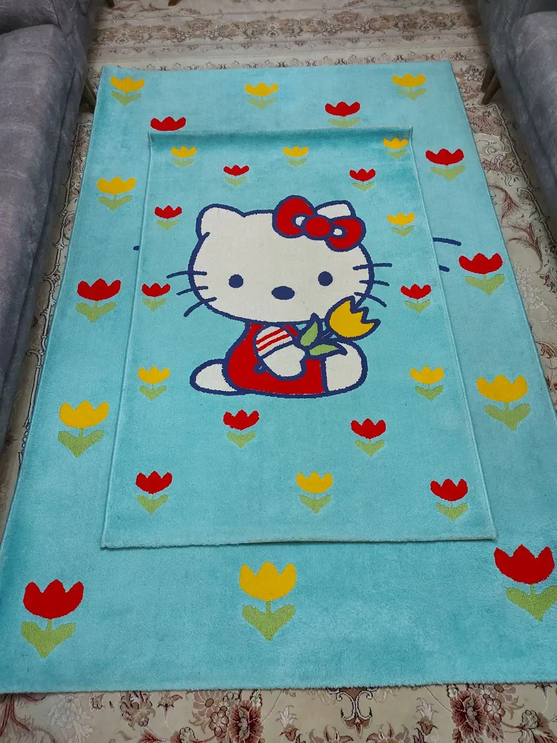 فرش اتاق کودک|فرش|علیآباد کتول, |دیوار